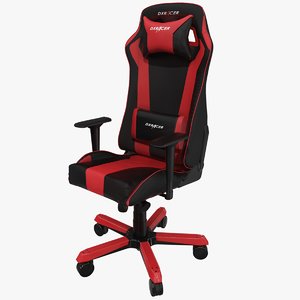 dxracer king gaming chair 3D model