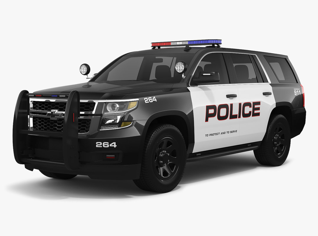 Chevrolet Tahoe 2018 Police 3d Model Turbosquid 1308074
