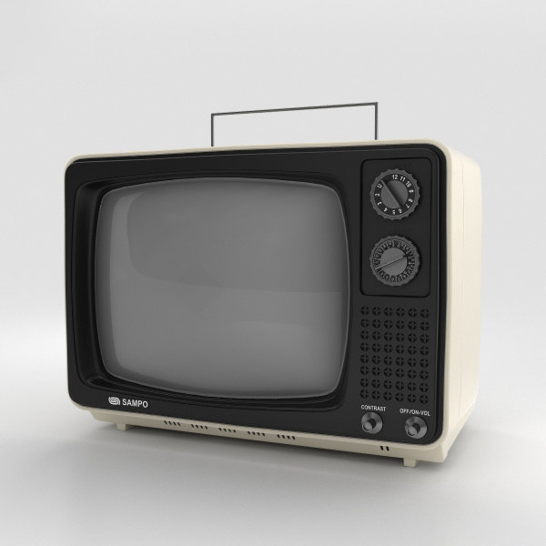 Sampo B 11bw Tv 3d Model Turbosquid