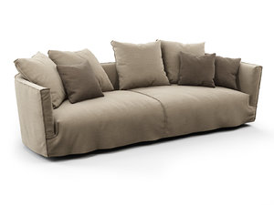 3D lov trend 3-seater sofa model