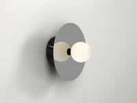 3D disc sphere wall lamp