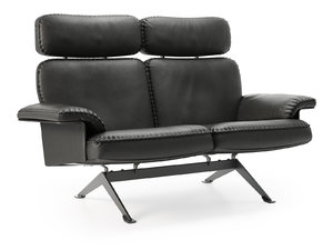 3D ds-31 112 2-seater sofa model
