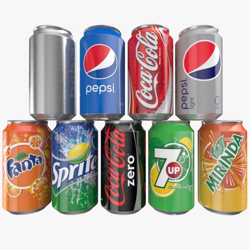 Aluminium cans 3D model - TurboSquid 1309068