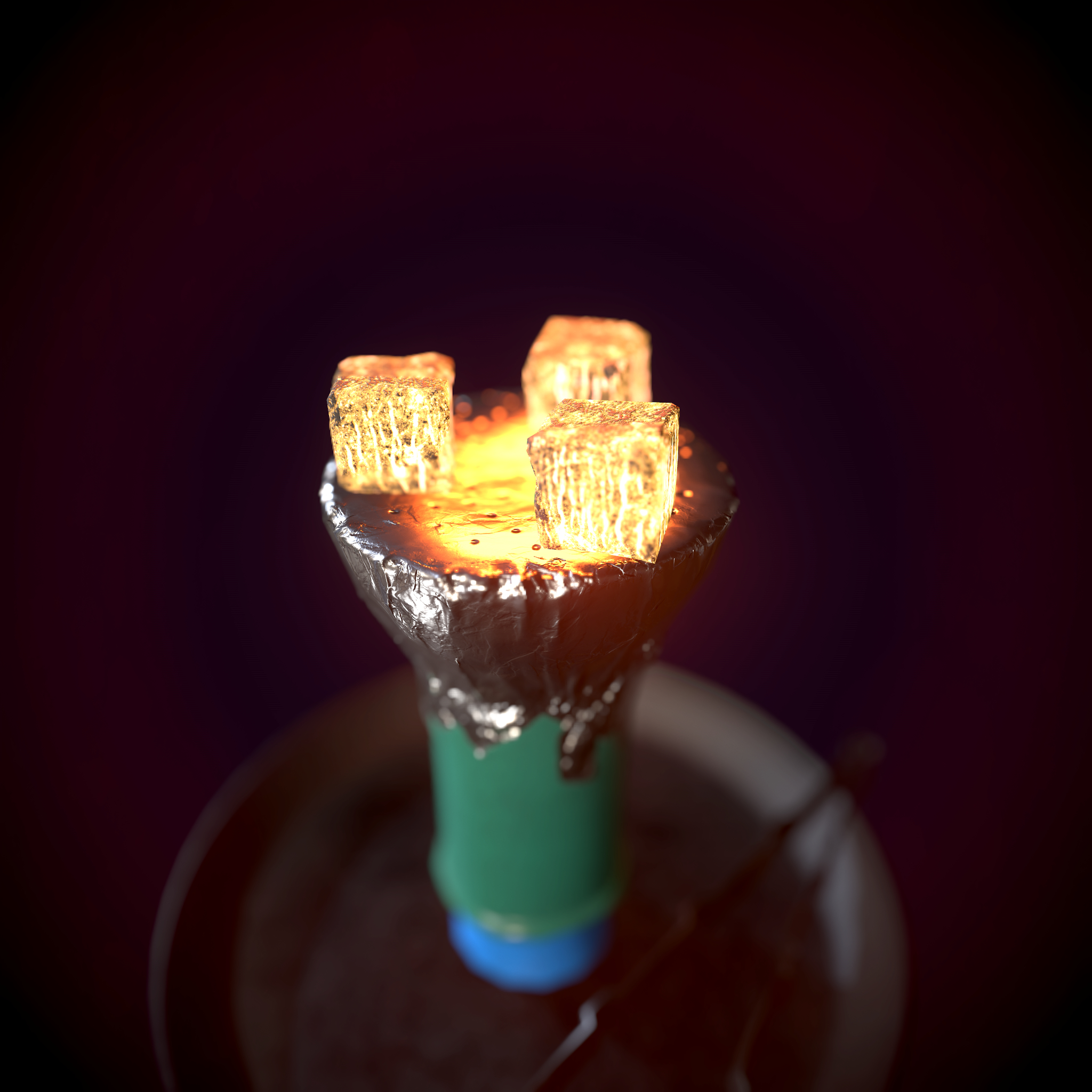 3D ready hookah coals TurboSquid 1309080