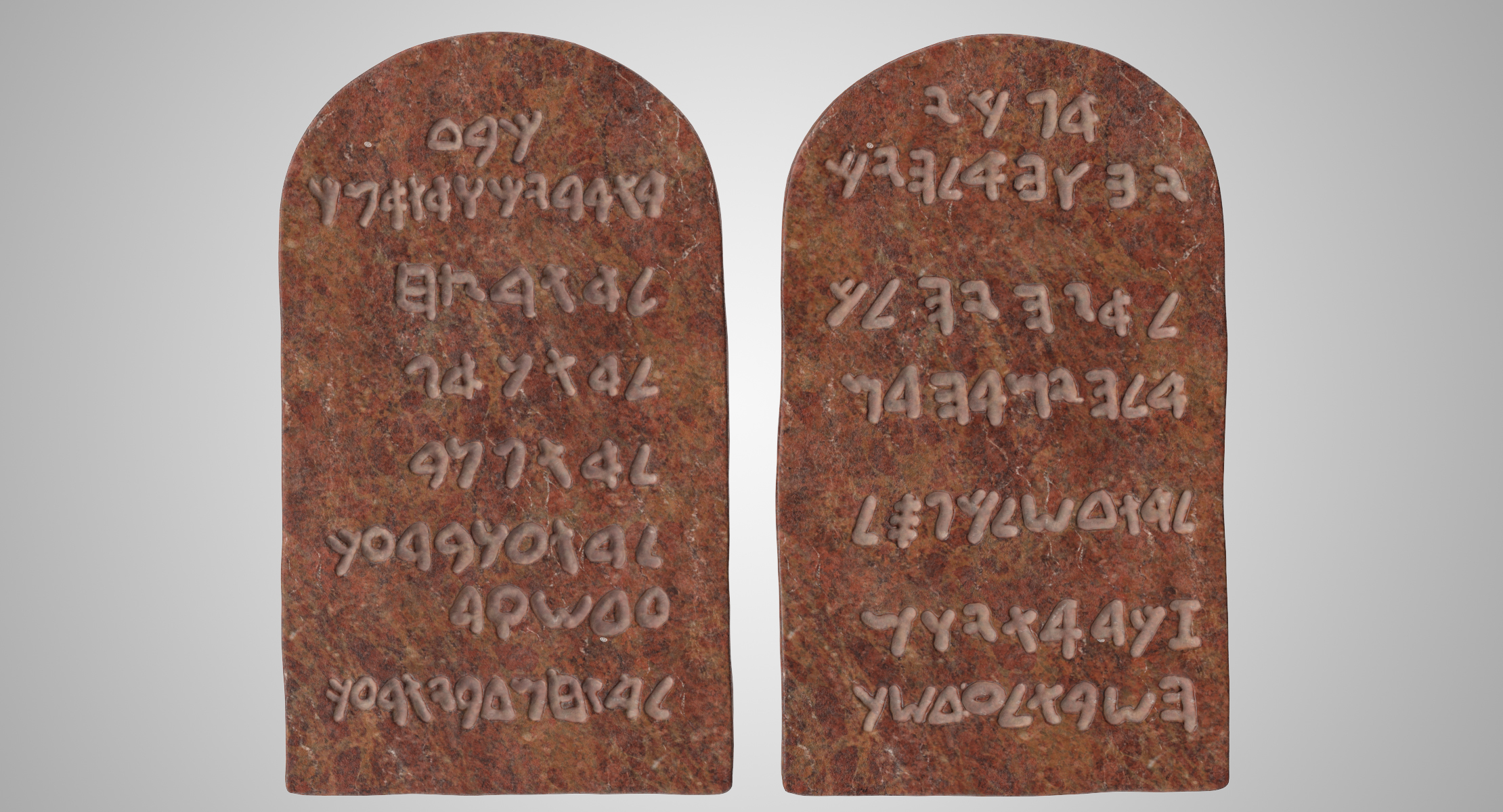 3d tablets of stone