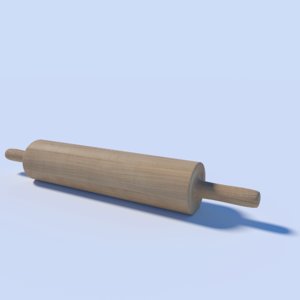 3D rolling pin model