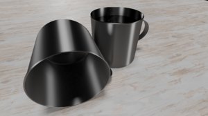 3D iron cup