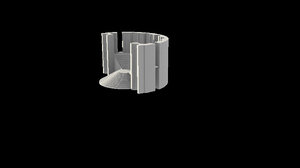 vatican belvedere bramante 3D model