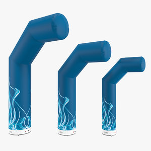 3D axion zip-off arh-x inflatable