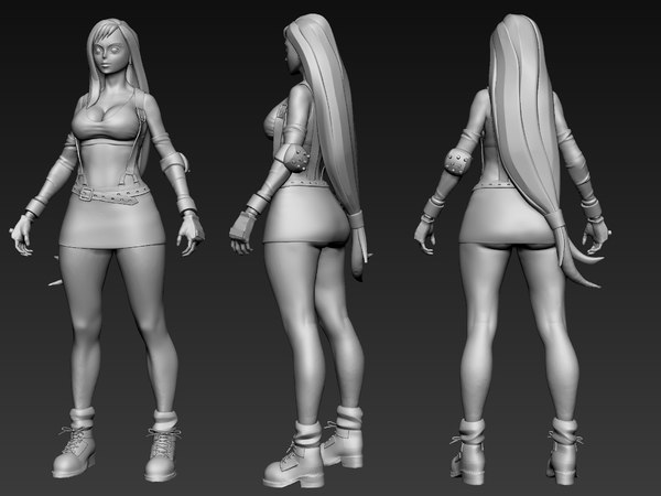 無料ティファロックハート3dモデル Turbosquid