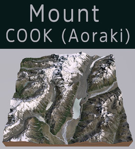 mount cook aoraki model