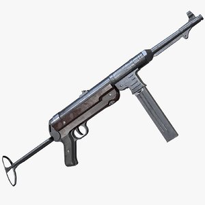 mp40 aaa games weapon 3D model