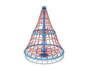 3D model climber rope playground