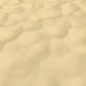 landscape desert terrain 3D model