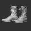 boots zbrush base mesh 3D