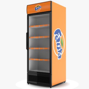3D model fanta fridge