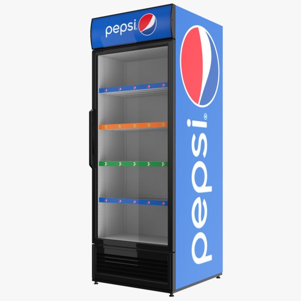 pepsi display refrigerator 3D
