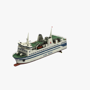 3D north sea ferry