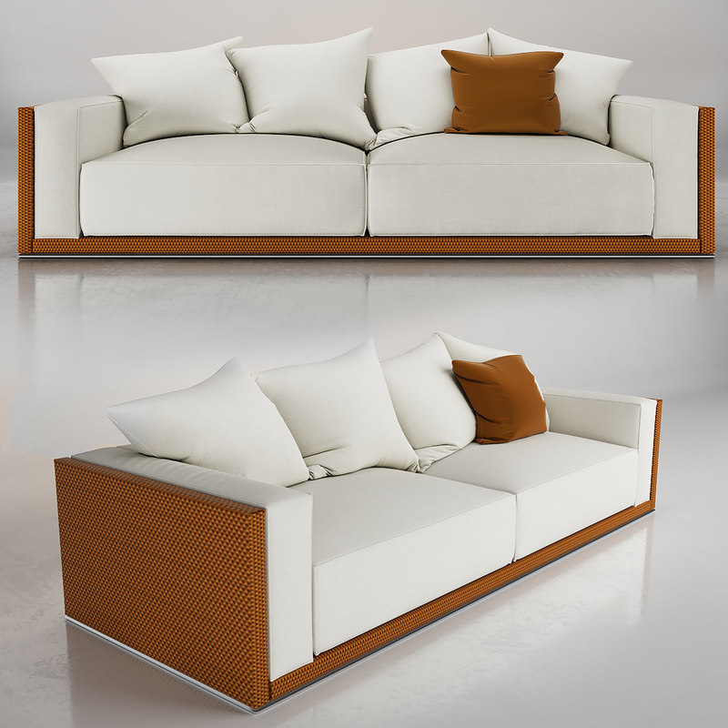 3D fendi freedom sofa TurboSquid 1309856