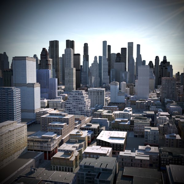 city 3D model