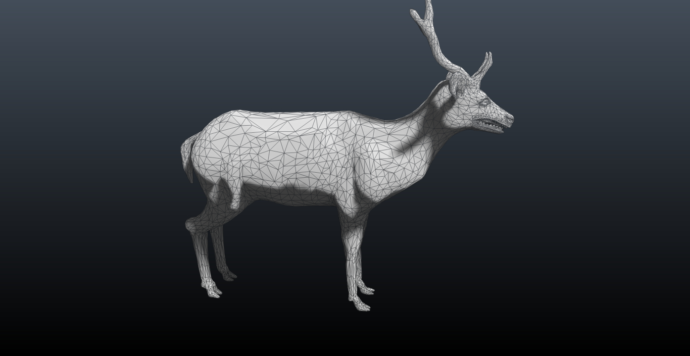 鹿集合3d模型