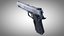 3D smith wesson handgun model