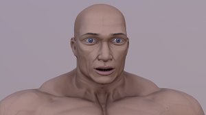 3D male strong model