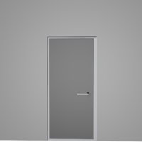 door unity modern 3D model
