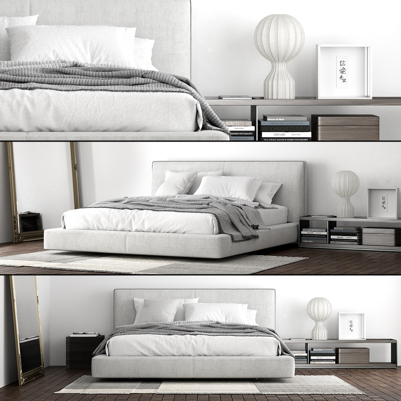 3D B Italia Richard Bed - TurboSquid 1310417