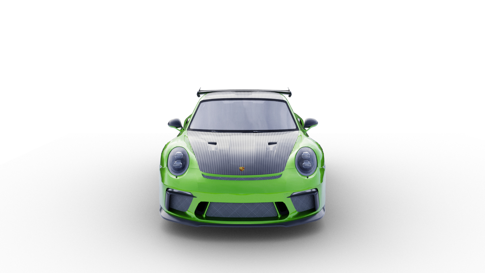 2018 porsche 911 gt3 rs weissach package 3d model