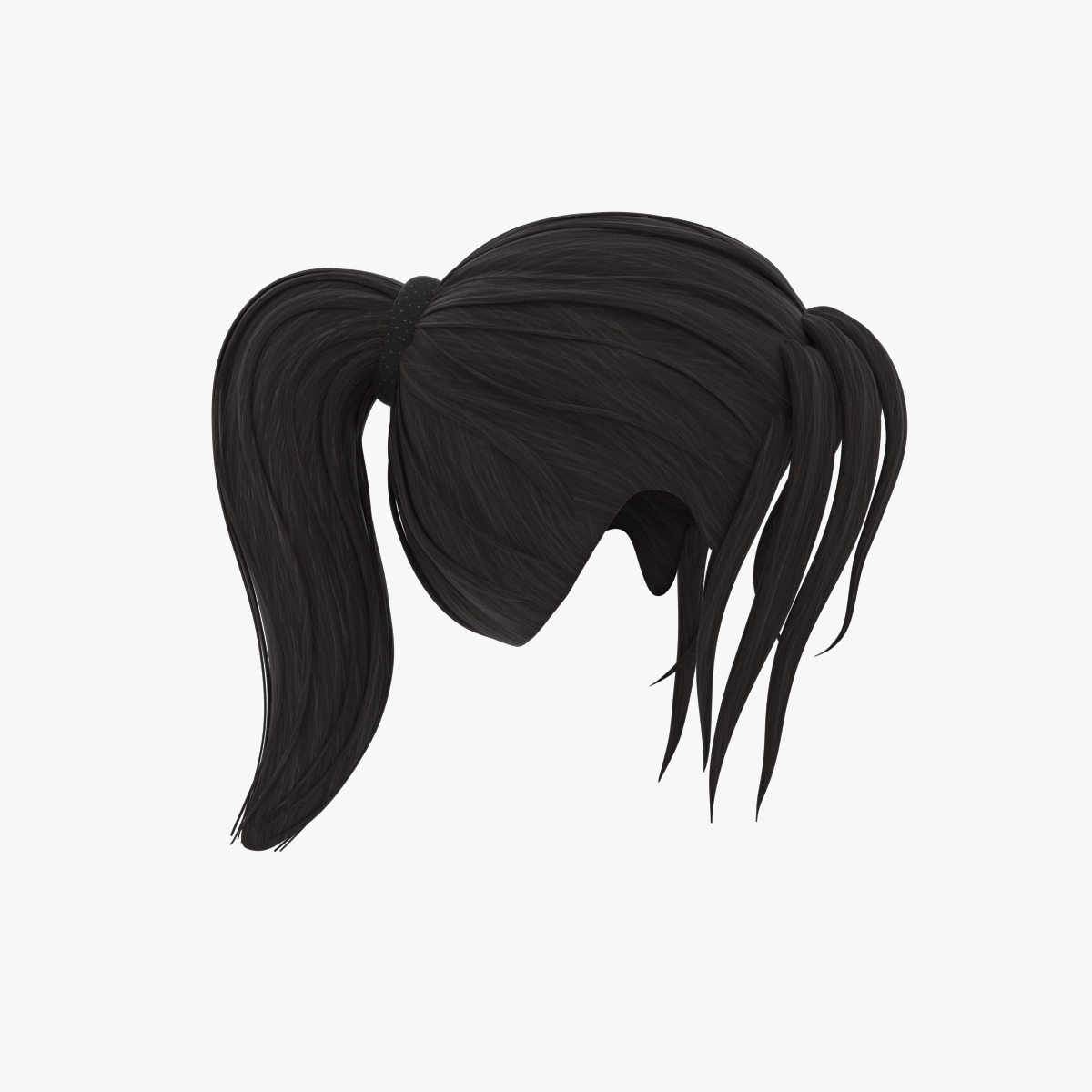 3D cartoon hair - TurboSquid 1310464