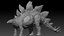 stegosaurus rigged stego 3D model