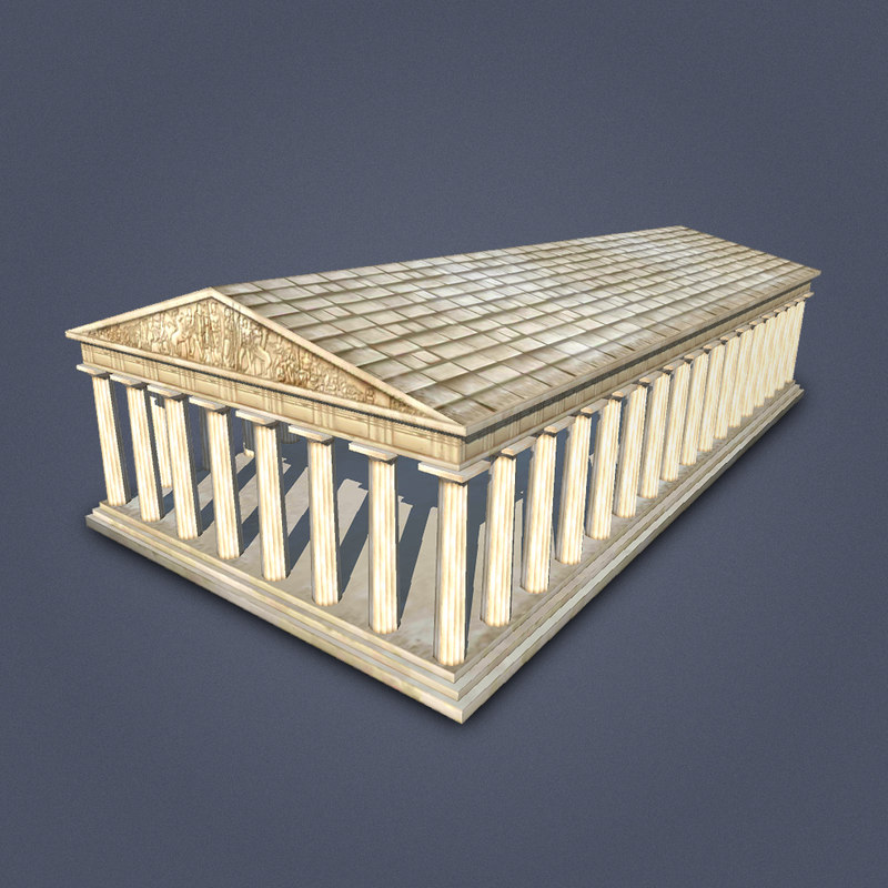 Parthenon 3D model TurboSquid 1310891