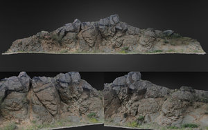 3D model rock scanned