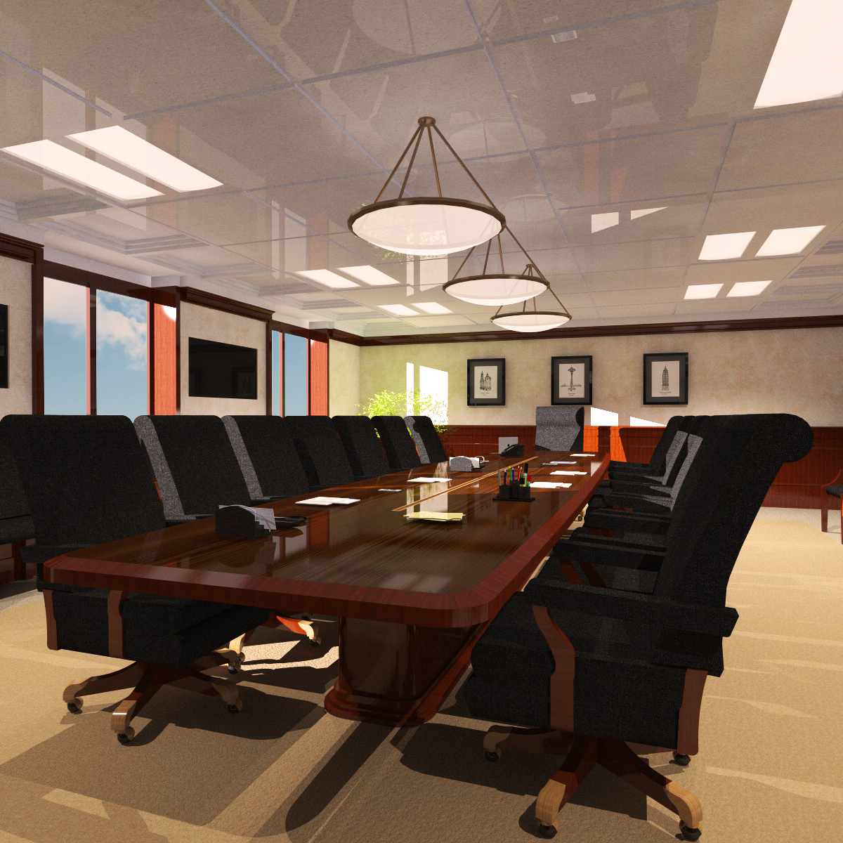 Office Meeting Room 3d Model Turbosquid 1311062