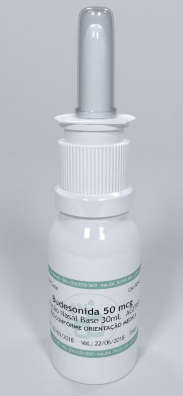 Nasal spray label clear plastic 3D model - TurboSquid 1311116