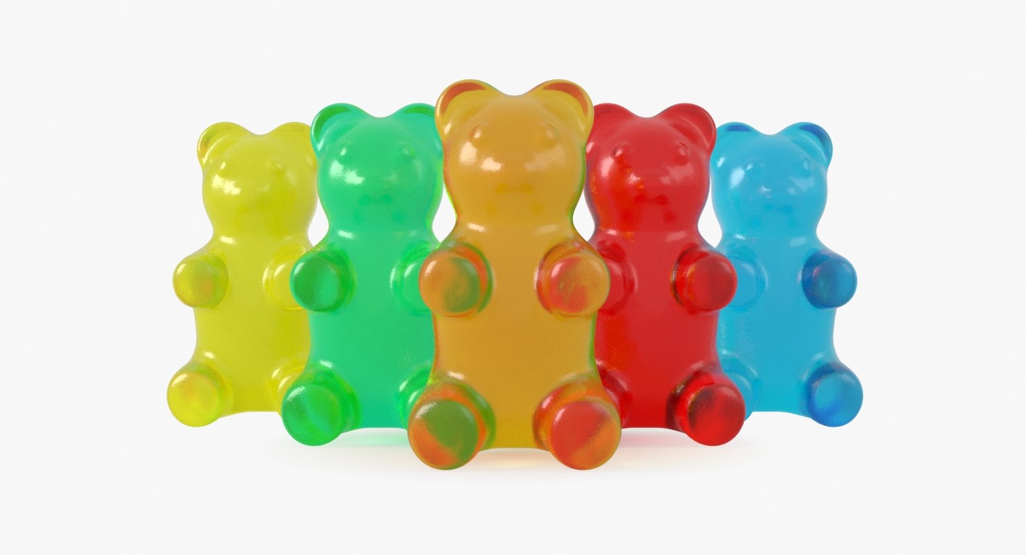 Gummy bear 3D model TurboSquid 1311199