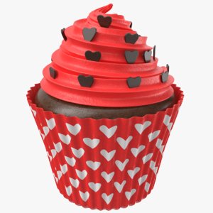 cupcake modeled 3D model