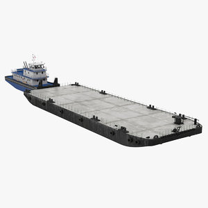 3D Barge Models | TurboSquid