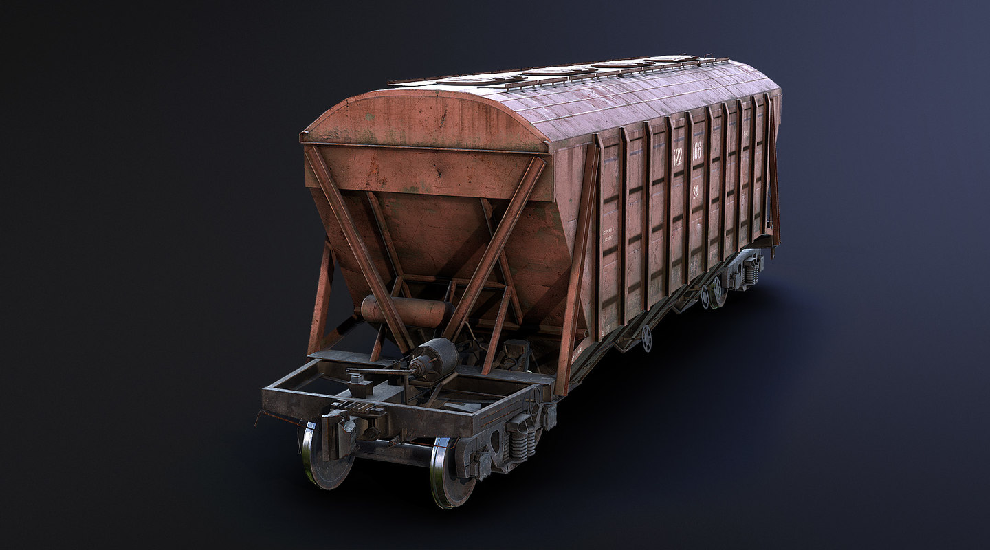 Lowpoly car hopper 3D model TurboSquid 1311559