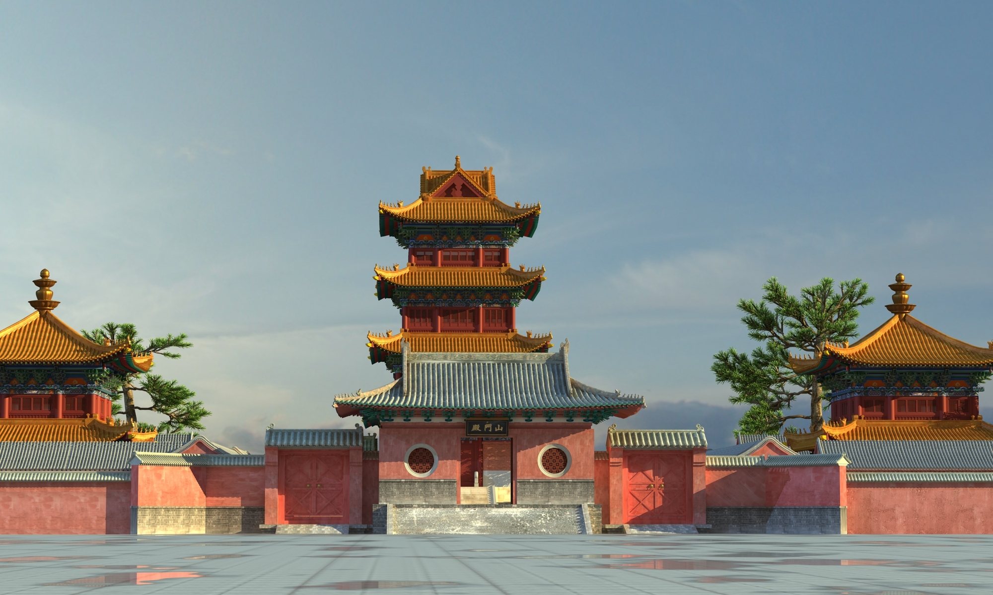 3D ancient china palace - TurboSquid 1311734