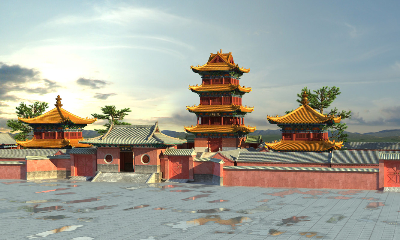 3D ancient china palace - TurboSquid 1311734