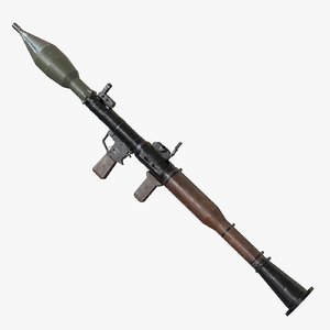 rpg-7 aaa games weapon 3D model