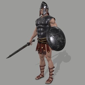 armor skirt helmet 3D model
