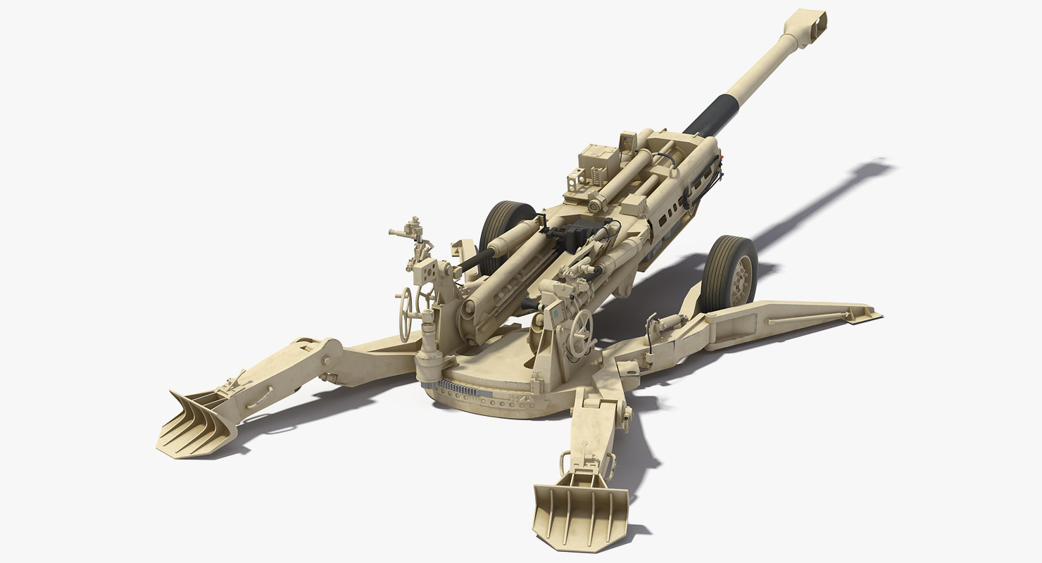 3D model battle position howitzer m777 - TurboSquid 1311902