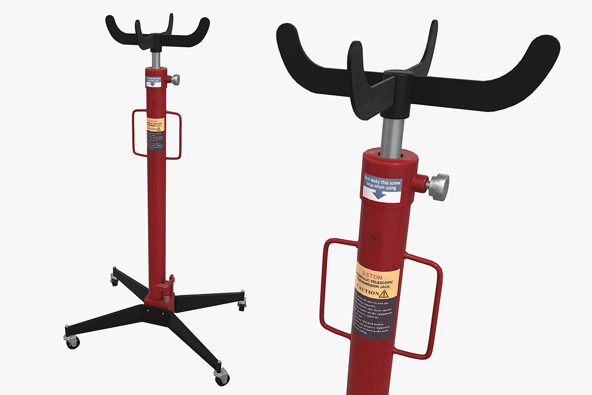 Transmission pneumatic jack model TurboSquid 1311977