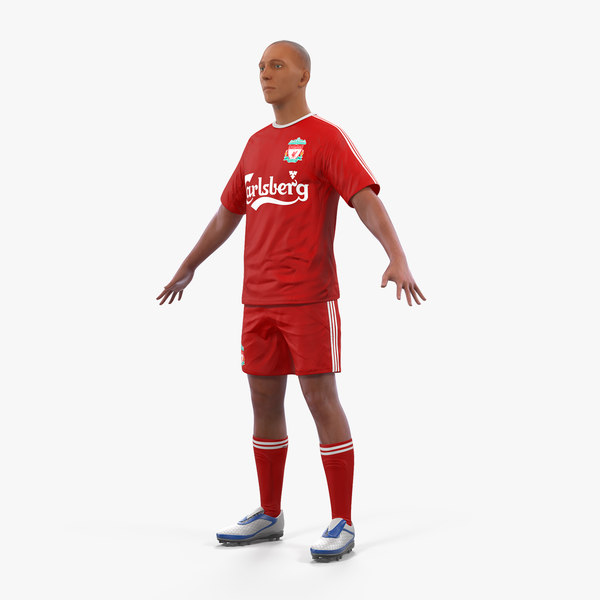 Soccer football player liverpool 3D model - TurboSquid 1312007