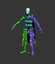 knight character rigged unity 3D model