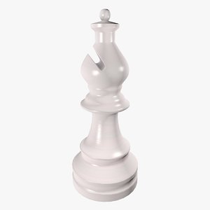 bishop chess piece 0 3D