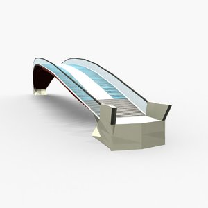 constitution bridge venice italy 3D model